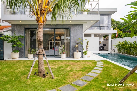 Image 2 from 3 bedroom Modern Villa for sale freehold with ricefield view in Babakan Canggu