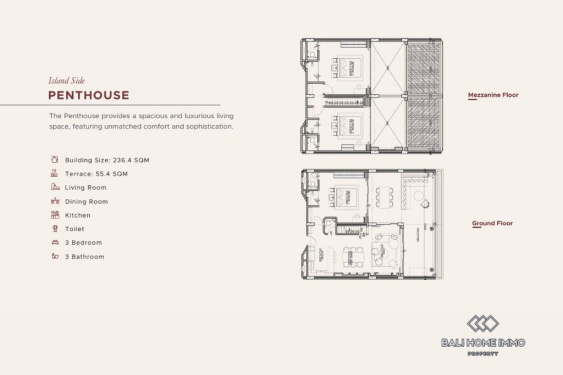 Image 6 from 3 Bedroom Penthouse for Sale in Bali Bingin