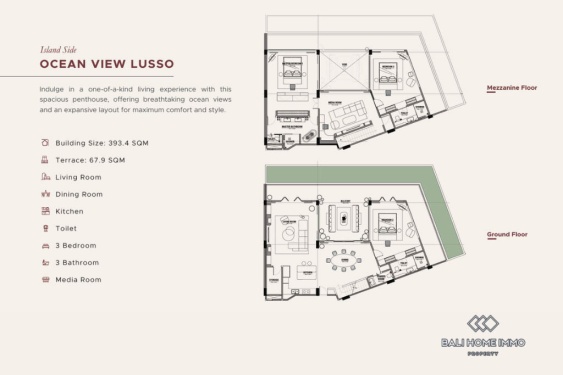 Image 8 from 3 Bedroom Penthouse for Sale in Bali Bingin