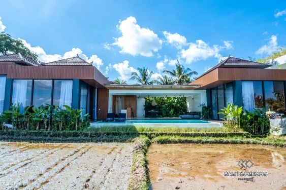 3-Bedroom Pink Zone Villa with Rice Field Views for Sale in Ubud