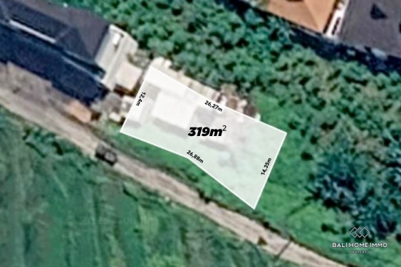 Tanah Strategis Seluas 319 m² Dijual di Tumbak Bayuh