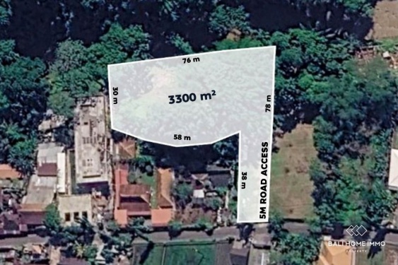 Terrain de 3300 m² à vendre en bail emphytéotique à Cepaka