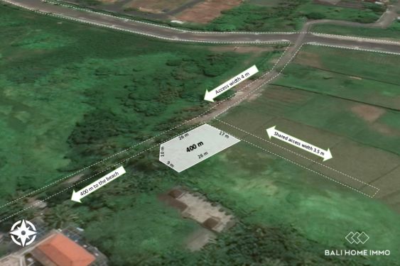 Image 1 from Dijual Tanah 4 Are di Kedungu Jarak Berjalan kaki dari pantai