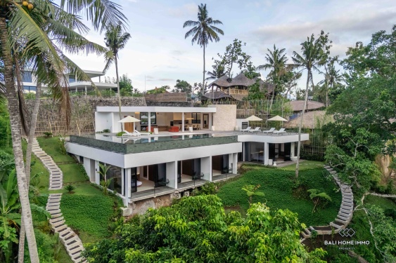 Image 10 from Chef-d'œuvre architectural de 4 chambres avec piscine à débordement à vendre et à louer à Ubud