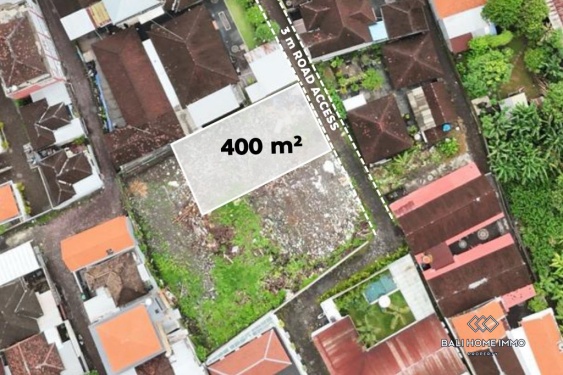 Terrain résidentiel de 400 m² à vendre en bail emphytéotique à Padonan