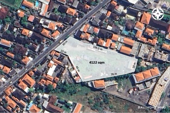 Image 1 from 41.22 dijual tanah pinggir jalan di Batu Bolong Canggu