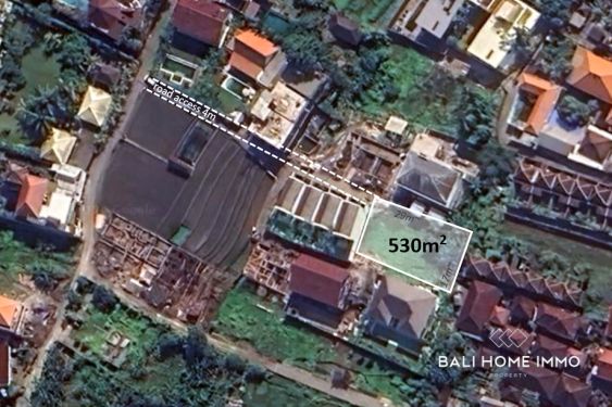 Image 1 from Terrain de 5,3 ares à vendre à bail Pererenan Bali