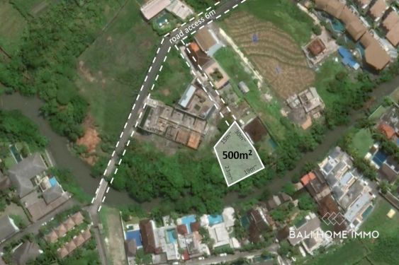 Image 1 from 5 are land for sale freehold walking distance to Pererenan and Echo Beach Bali