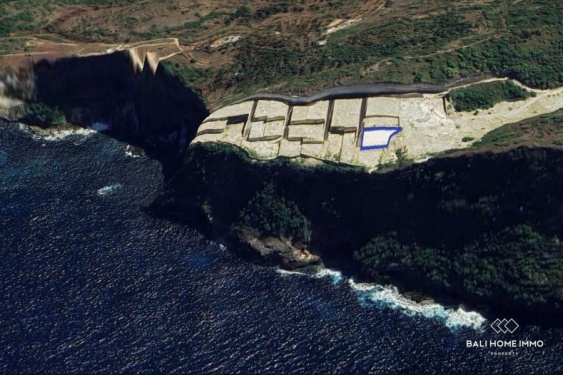 Image 2 from 5 are tanah dijual hak milik di tebing dengan pemandangan laut di Nusa Penida