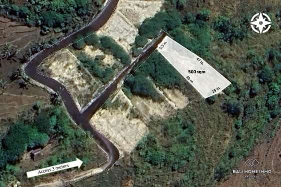 Image 1 from 5 are land with ocean view for sale freehold in Nusa Penida