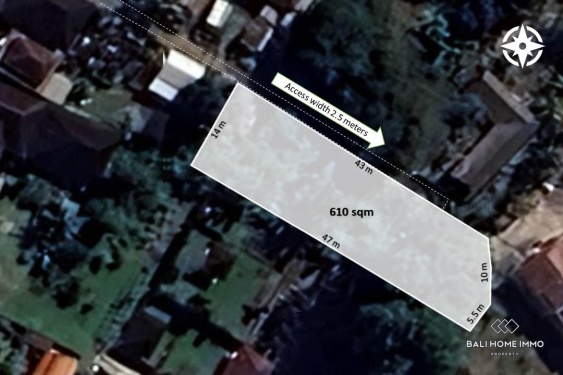 Image 1 from 6.1 are land for sale leasehold in Kedungu