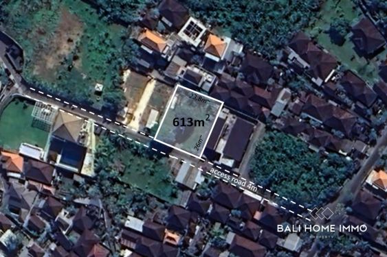 Image 1 from 6 are land for sale leasehold in Buduk near Canggu Bali