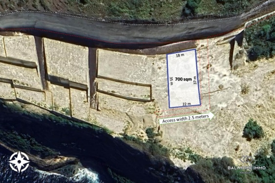 Image 1 from 7 are land for sale freehold on the cliff with ocean view in Nusa Penida