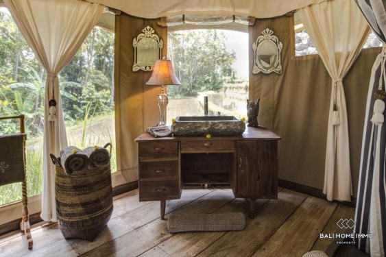 Image 15 from Un complexe de glamping avec vue sur la jungle à vendre à Ubud