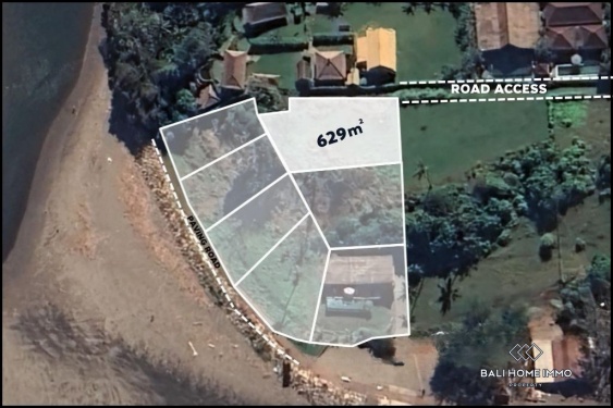 Beach Front Land for Sale Leasehold in Balian Beach Tabanan