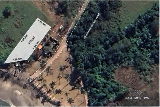Image 1 from Terrain de 7,5 hectares avec vue sur la plage à vendre à Balian Beach, Tabanan