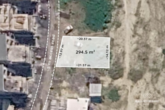 Beachside 294.5 m2 Land for Sale in Seseh
