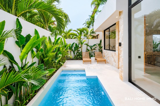 Magnifique villa tropicale d'une chambre à vendre à Bingin