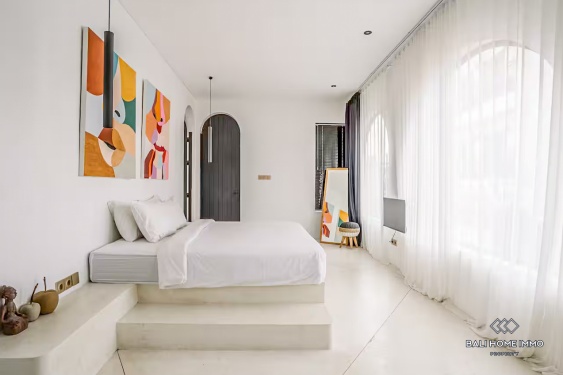 Image 11 from Villa cantik 1 kamar dijual dengan status hak sewa di Umalas, Bali.