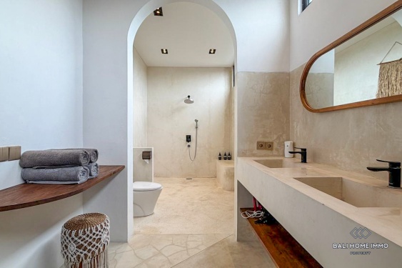 Image 16 from Villa cantik 1 kamar dijual dengan status hak sewa di Umalas, Bali.