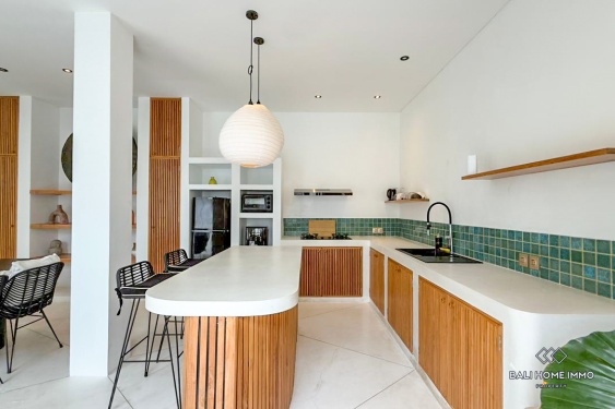 Image 9 from Villa cantik 1 kamar dijual dengan status hak sewa di Umalas, Bali.