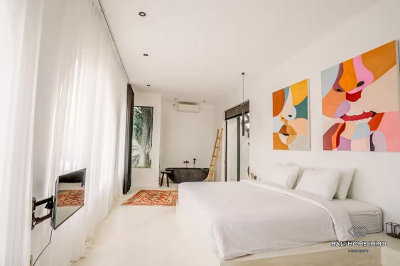 Image 13 from Villa cantik 1 kamar dijual dengan status hak sewa di Umalas, Bali.