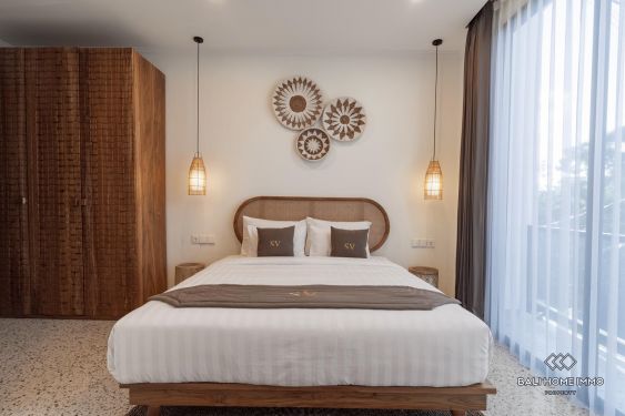 Image 11 from Villa moderne de 2 chambres à vendre avec bail près de la plage de Nelayan Canggu