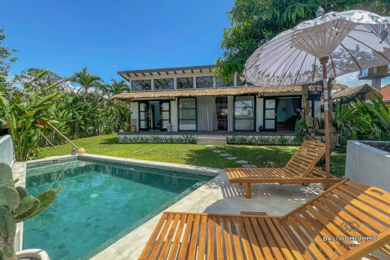 Belle villa de 2 chambres à louer à Bali Canggu côté résidentiel Buduk