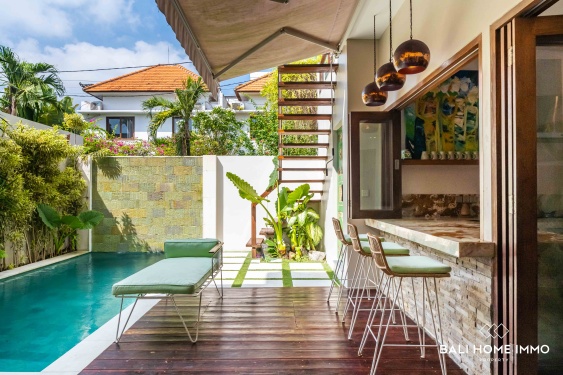 Image 1 from Vila indah 3 kamar untuk disewakan di Pererenan, Bali.