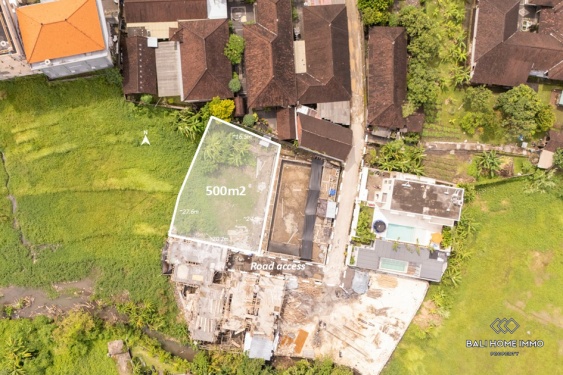 Image 1 from Tanah indah dijual dengan status hak sewa di kawasan perumahan Canggu, Bali.