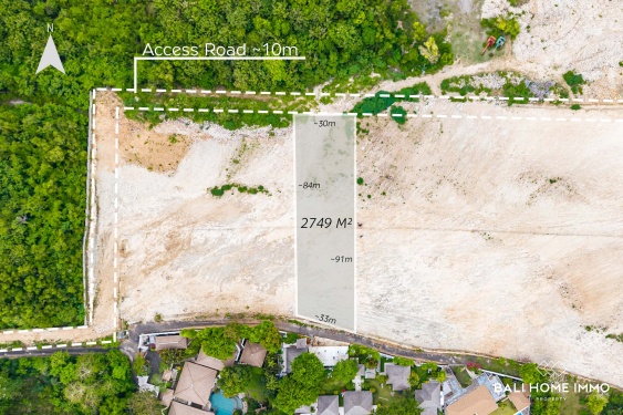 Image 1 from Big Plot Residential Land for Sale Leasehold and Freehold with Ocean View in Ungasan