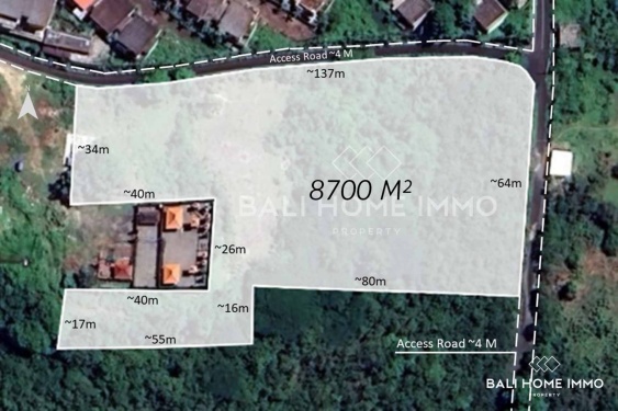 Image 1 from Big Plot Touristic Land for Sale Freehold with Panoramic Ocean View in Nusa Dua