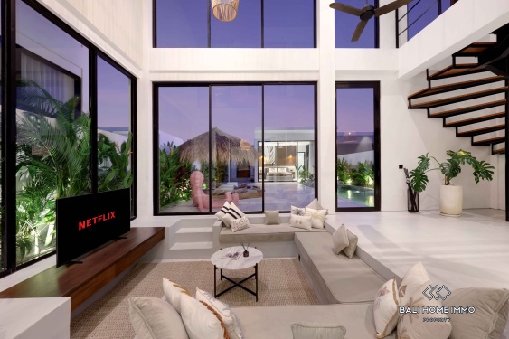 Image 5 from Villa neuve de 3 chambres à vendre en bail emphytéotique à Bali, Pererenan, Lima Beach