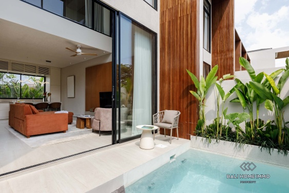 VILLA NEUVE DE 1 CHAMBRE A COUCHER A VENDRE EN LEASING PRES DE LA PLAGE DE PERERENAN