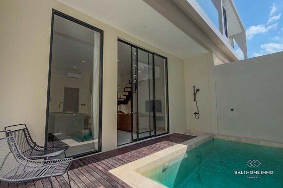 Villa baru dengan 1 kamar untuk dijual dan disewa di Bali dekat Pantai Cemagi.