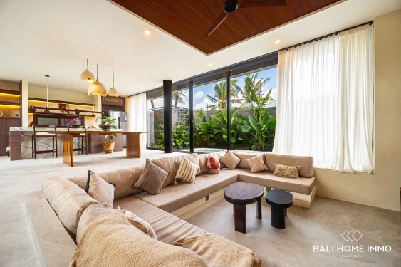 Vila Modern baru 2 Kamar Berpemandangan Sawah zona hijau