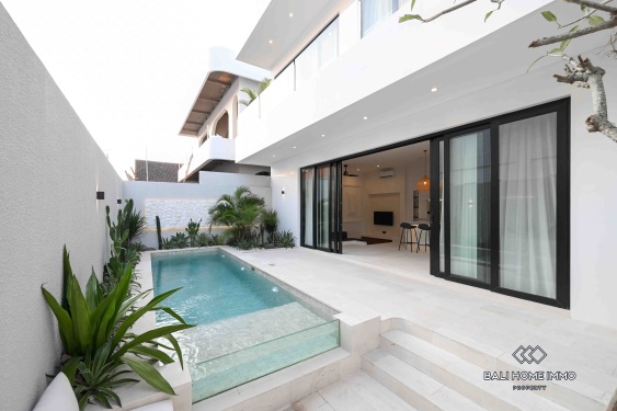 Villa 2 Kamar Baru Dijual Hak Milik di Sisi Perumahan Canggu Bali