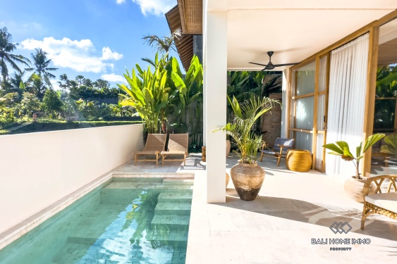 BRAND NEW 2 BEDROOM VILLA WITH RICEFIELD VIEW FOR SALE IN UBUD