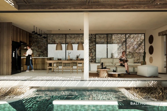 Image 3 from VILLA BARU DENGAN 3 KAMAR TIDUR DAN PEMANDANGAN LAUT UNTUK DIJUAL DI ULUWATU