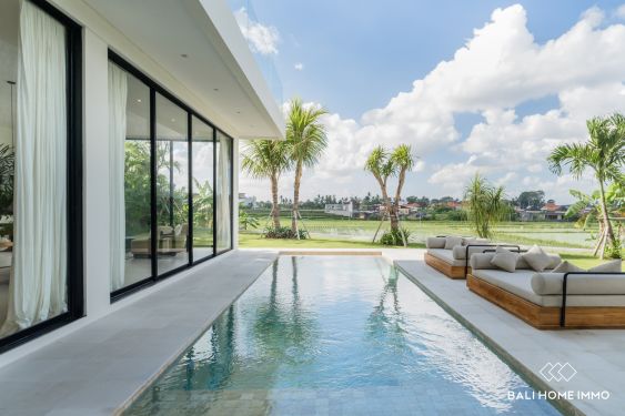 Image 3 from Vila baru 4 kamar modern pemandangan sawah dijual di Cemagi Bali