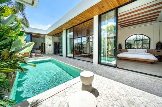 Image 1 from Villa moderne neuve de 3 chambres à vendre en bail emphytéotique à Seseh, Bali