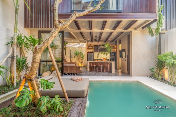 Image 2 from Villa baru yang menakjubkan dengan 2 kamar dijual di Pantai Pererenan, Bali.