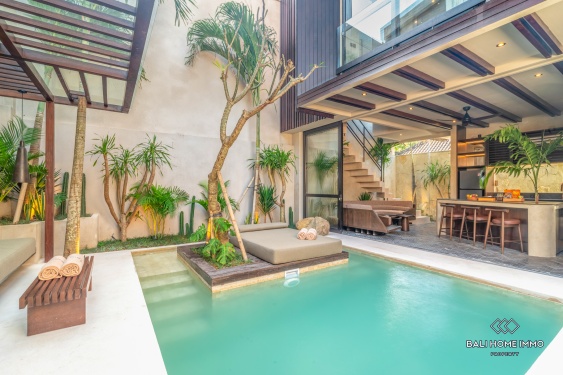 Image 1 from Villa baru yang menakjubkan dengan 2 kamar dijual di Pantai Pererenan, Bali.