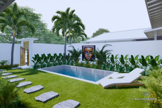 Image 2 from Charmante villa sur plan de 4 chambres à vendre en bail à Bali Kerobokan