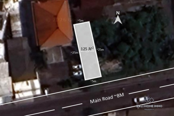 Dijual Lahan Komersial di Pinggir Jalan di Ungasan