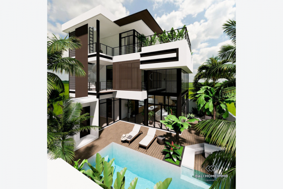 Image 1 from CONTEMPORARY OFF-PLAN 4 BEDROOM VILLA FOR SALE LEASEHOLD IN BALI PERERENAN