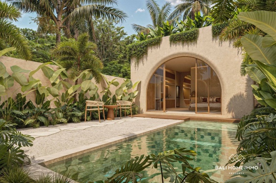 VILLA CONFORTABLE D'UNE CHAMBRE À VENDRE À ULUWATU PRÈS DE LA PLAGE DE NUNGGALAN