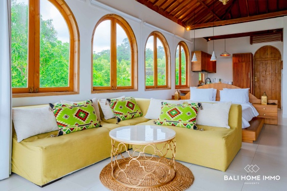 Image 19 from Villa de 3 chambres à flanc de falaise + studio avec vue sur l'océan à vendre et à louer à Bingin