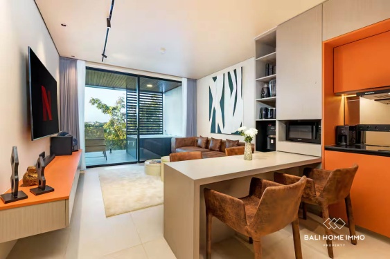 Appartement 1 chambre entièrement géré à vendre dans le quartier prisé de Berawa