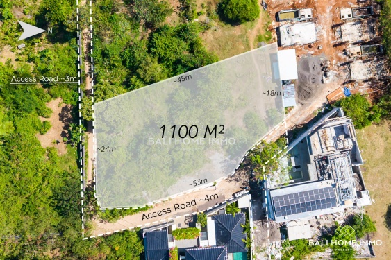 Good Deal Touristic Land for Sale Leasehold with Ocean View in Pandawa